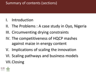 From Not-Want to Waste-Not: cassava peels as product