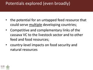 From Not-Want to Waste-Not: cassava peels as product