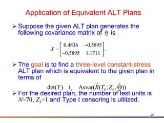Accelerated life testing | PPT