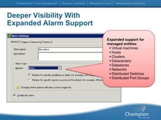  vCenter Service StatusWhat’s Improved Performance Charts