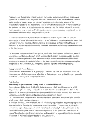 Presentation ilo convention 169 cbs | PDF