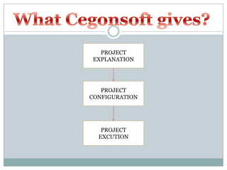 PROJECT
EXPLANATION

PROJECT
CONFIGURATION

PROJECT
EXCUTION

 