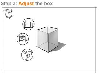 Step 3: Adjust the box
 