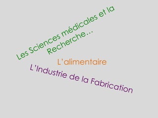 L’alimentaire

 