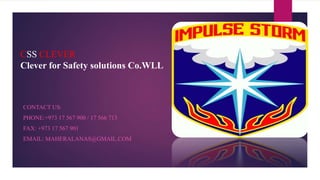 New Impulse Technologies company
WWW.IMPULSE-STORM.COM
 