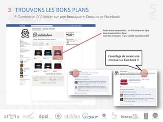 TROUVONS LES BONS PLANS3Partager ses trouvailles avec ses amis facebook