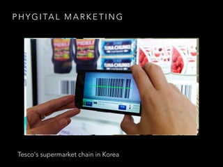 P H Y G I TA L M A R K E T I N G
Tesco's supermarket chain in Korea
 