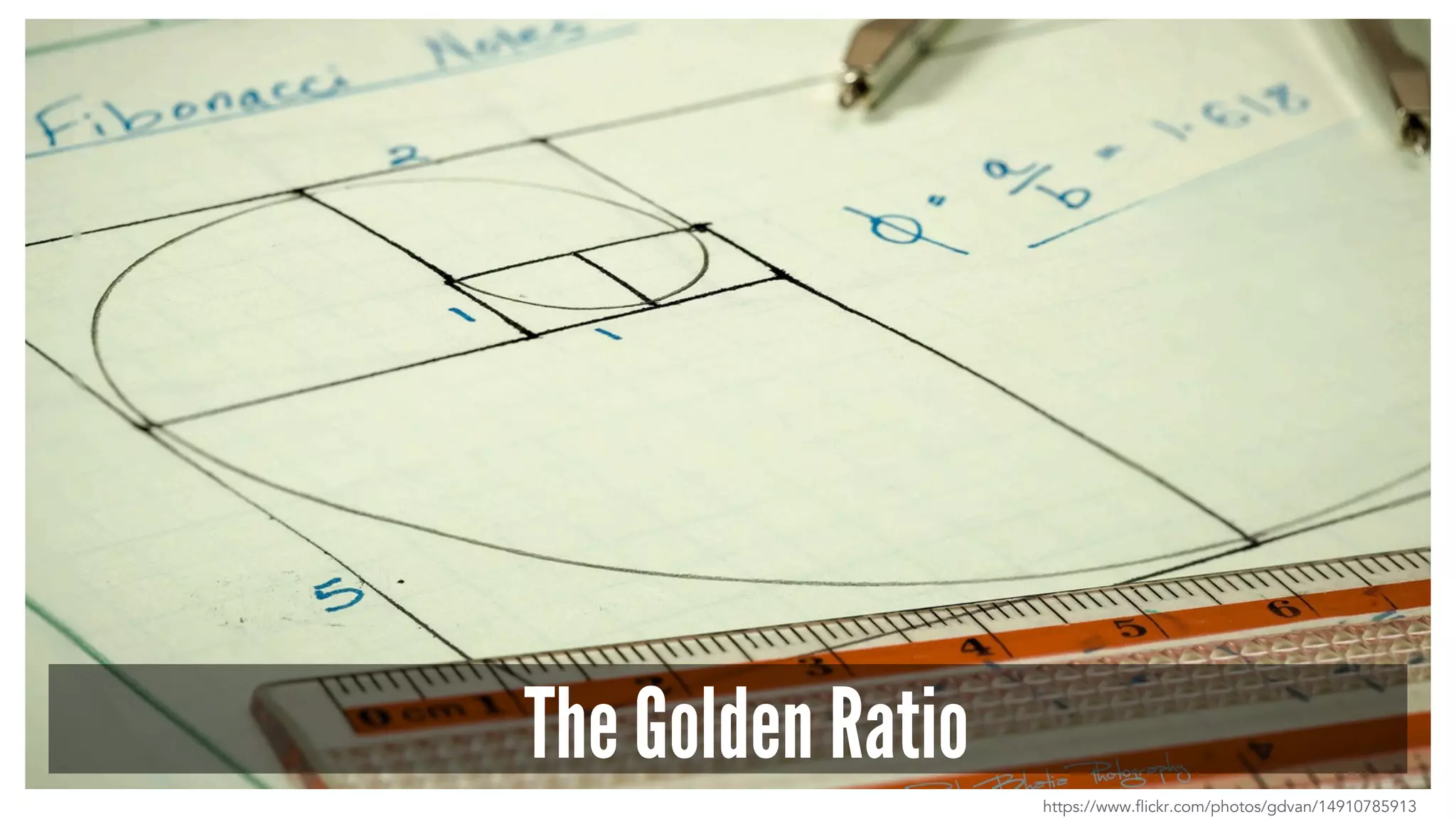 The Golden Ratio
https://www.flickr.com/photos/gdvan/14910785913
 