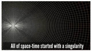 All of space-time started with a singularity
 