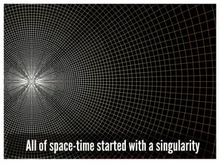 All of space-time started with a singularity
 