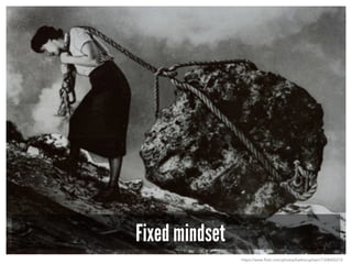 Fixed mindset
https://www.flickr.com/photos/bethscupham/7328405210
 