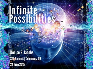Possibilities
Infinite
Denise R. Jacobs
STC Summit | Columbus, OH
24 June 2015
 