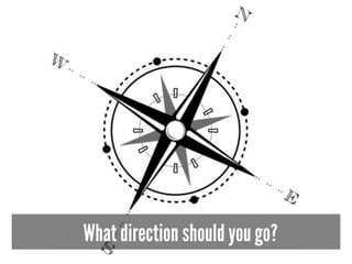 What direction should you go?
 