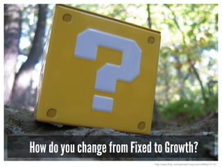 How do you change from Fixed to Growth?
http://www.flickr.com/photos/f-oxymoron/5005673112/
 