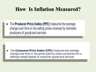 How Is Inflation Measured?
 