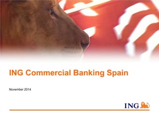Presentación ING Commercial Banking