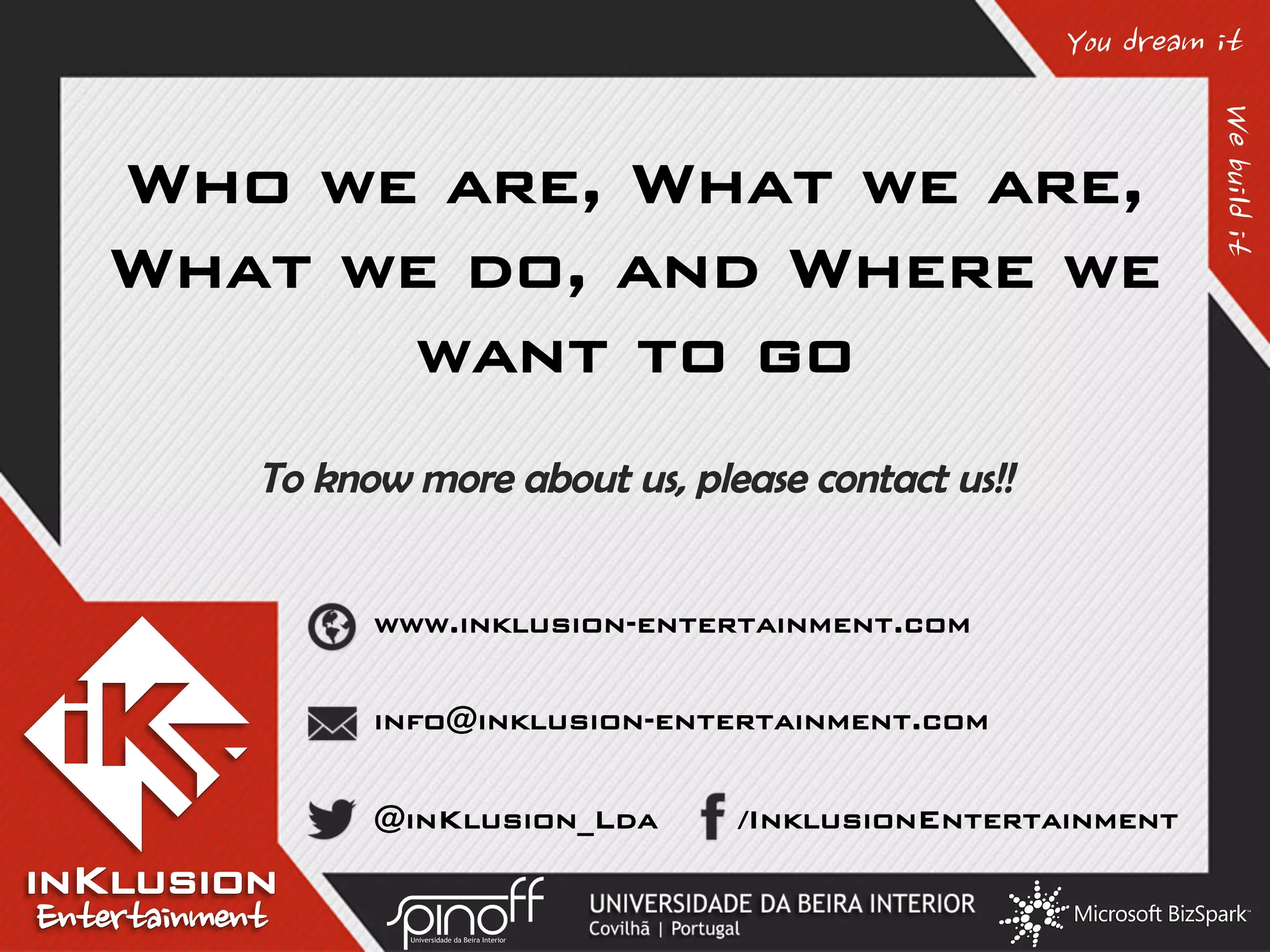inKlusion Entertainment Presentation | PPT