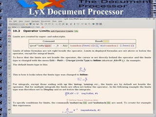 LyX Document Processor  