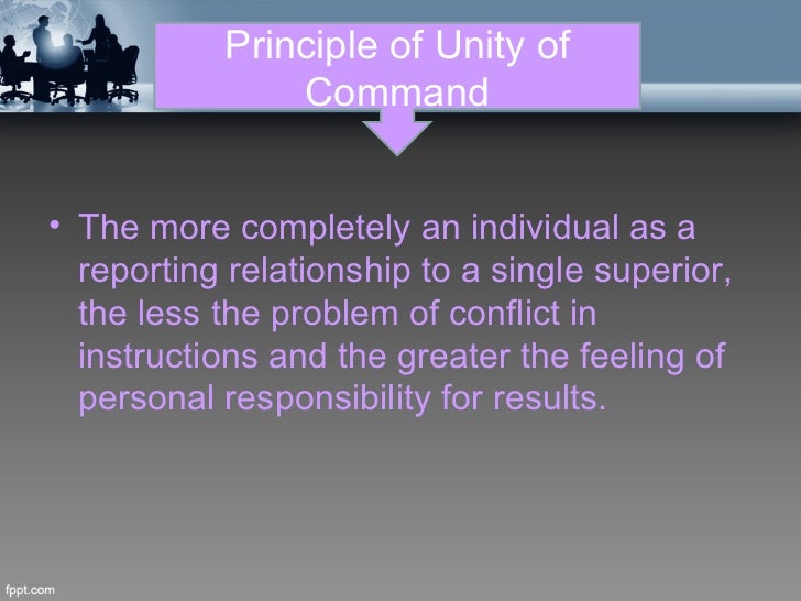 unity of command definition business unity of command definition business
