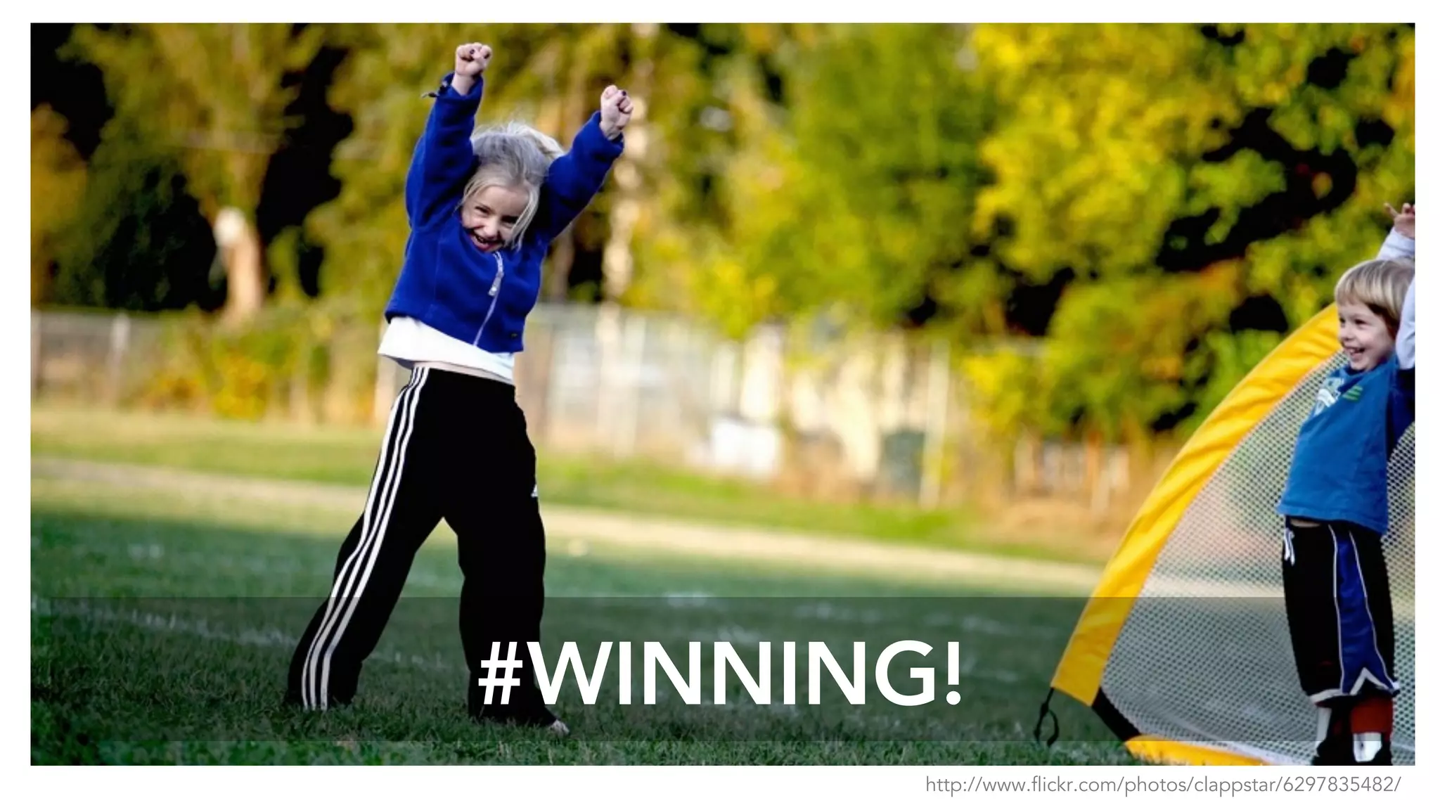 #WINNING!
http://www.flickr.com/photos/clappstar/6297835482/
 