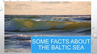 SOME FACTS ABOUT THE
BALTIC SEA
SOME FACTS ABOUT
THE BALTIC SEA
 