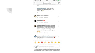 L’artiste répond régulièrement aux commentaires
permettant de créer du lien avec sa communauté
 