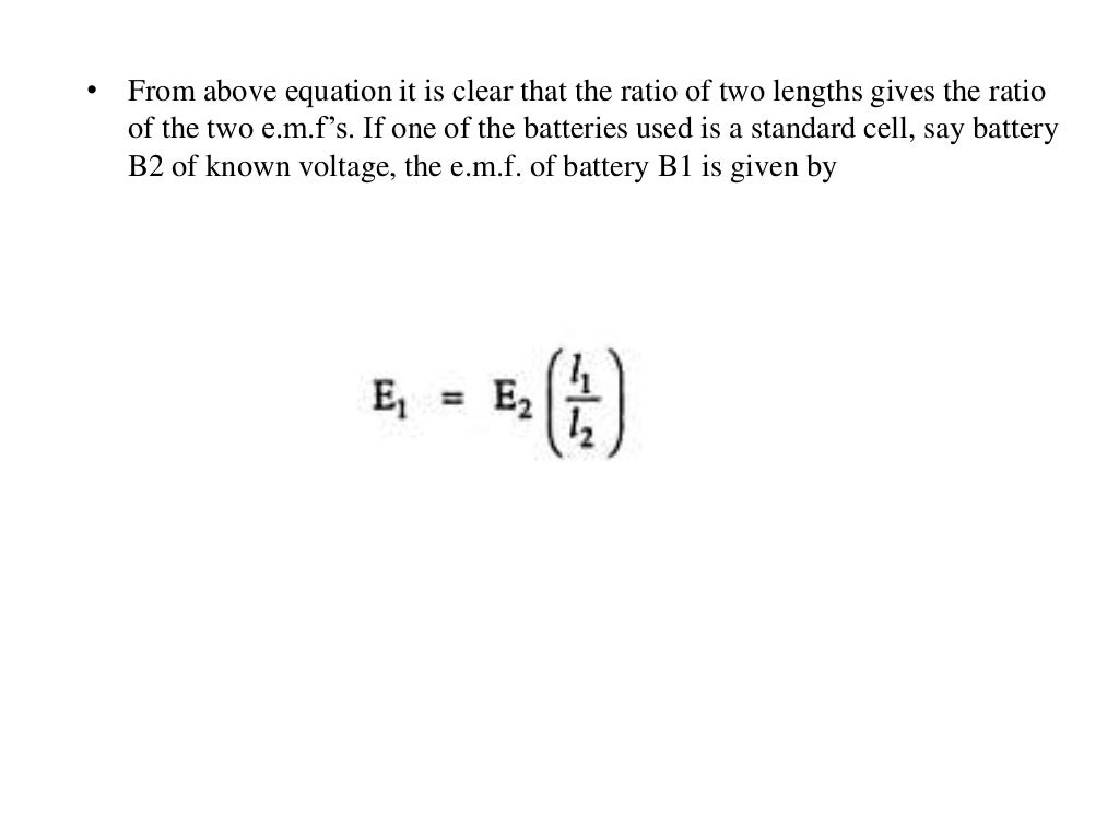 Slide Wire Dc potentiometer