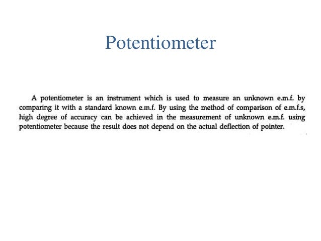 dc crompton potentiometer pdf