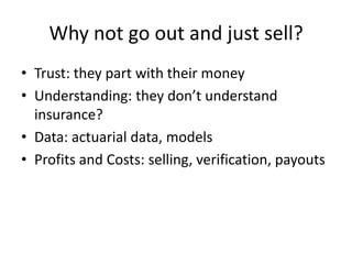 Insurance for the rural poor