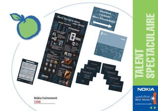TALENT
SPECTACULAIRE
Nokia Evénement
7200

 
