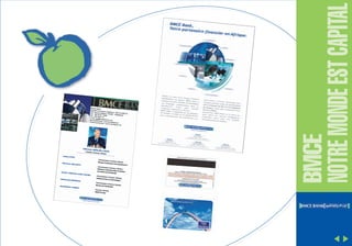 NOTRE MONDE EST CAPITAL

BMCE

 