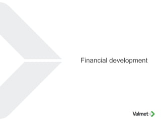 Financial development
 