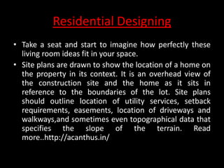 Presentation on interior designing | PPTX