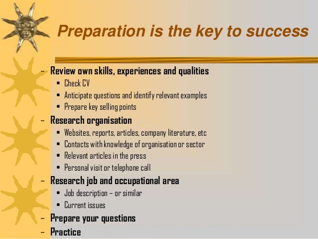 interview points