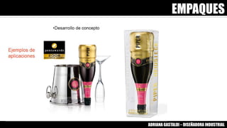 EMPAQUES
ADRIANA GASTALDI – DISEÑADORA INDUSTRIAL
 