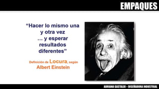 EMPAQUES
ADRIANA GASTALDI – DISEÑADORA INDUSTRIAL
 