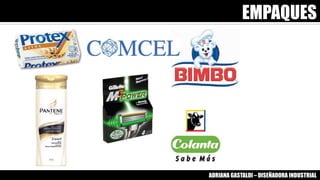 EMPAQUES
ADRIANA GASTALDI – DISEÑADORA INDUSTRIAL
 