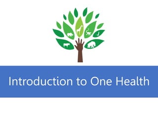 Introduction to One Health
 