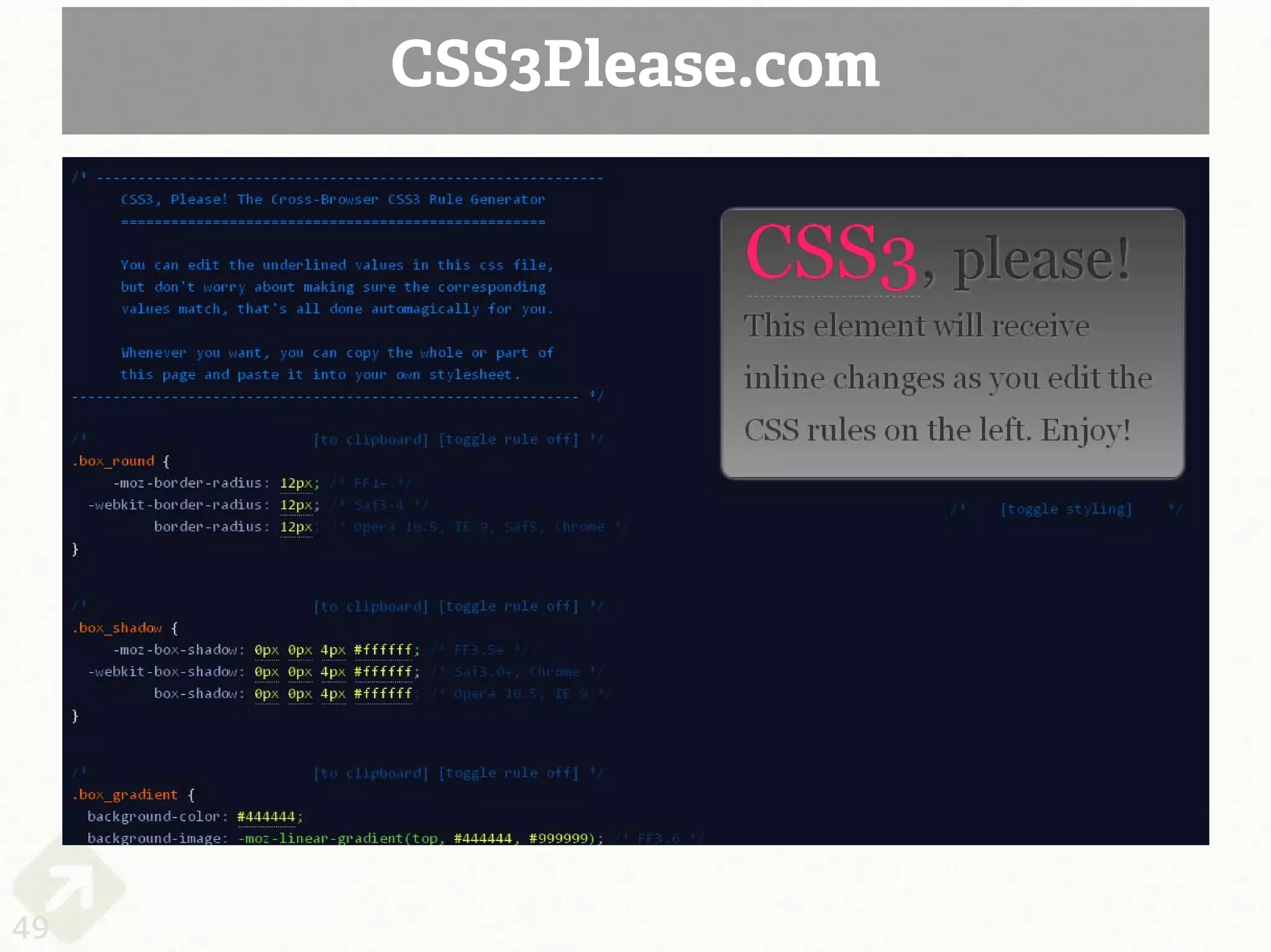 CSS3Please.com




49
 