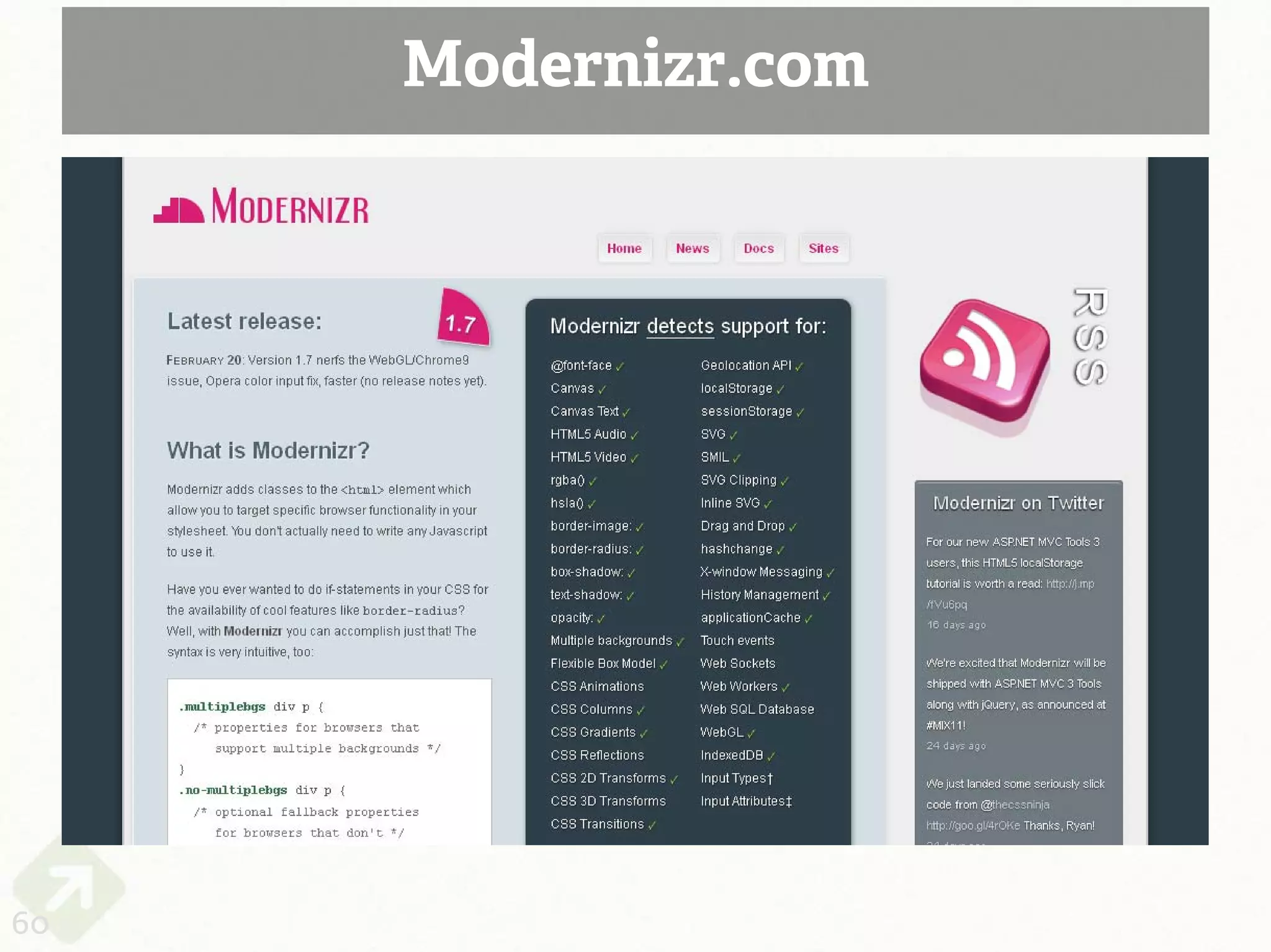 Modernizr.com




60
 