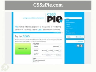 CSS3Pie.com




57
 