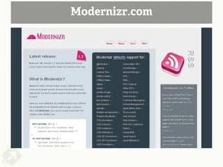 Modernizr.com




60
 