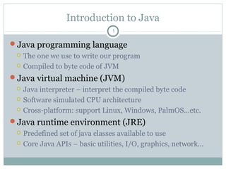 Presentation to java | PPT