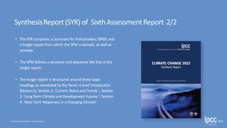 IPCC AR6 Synthesis Report | PDF