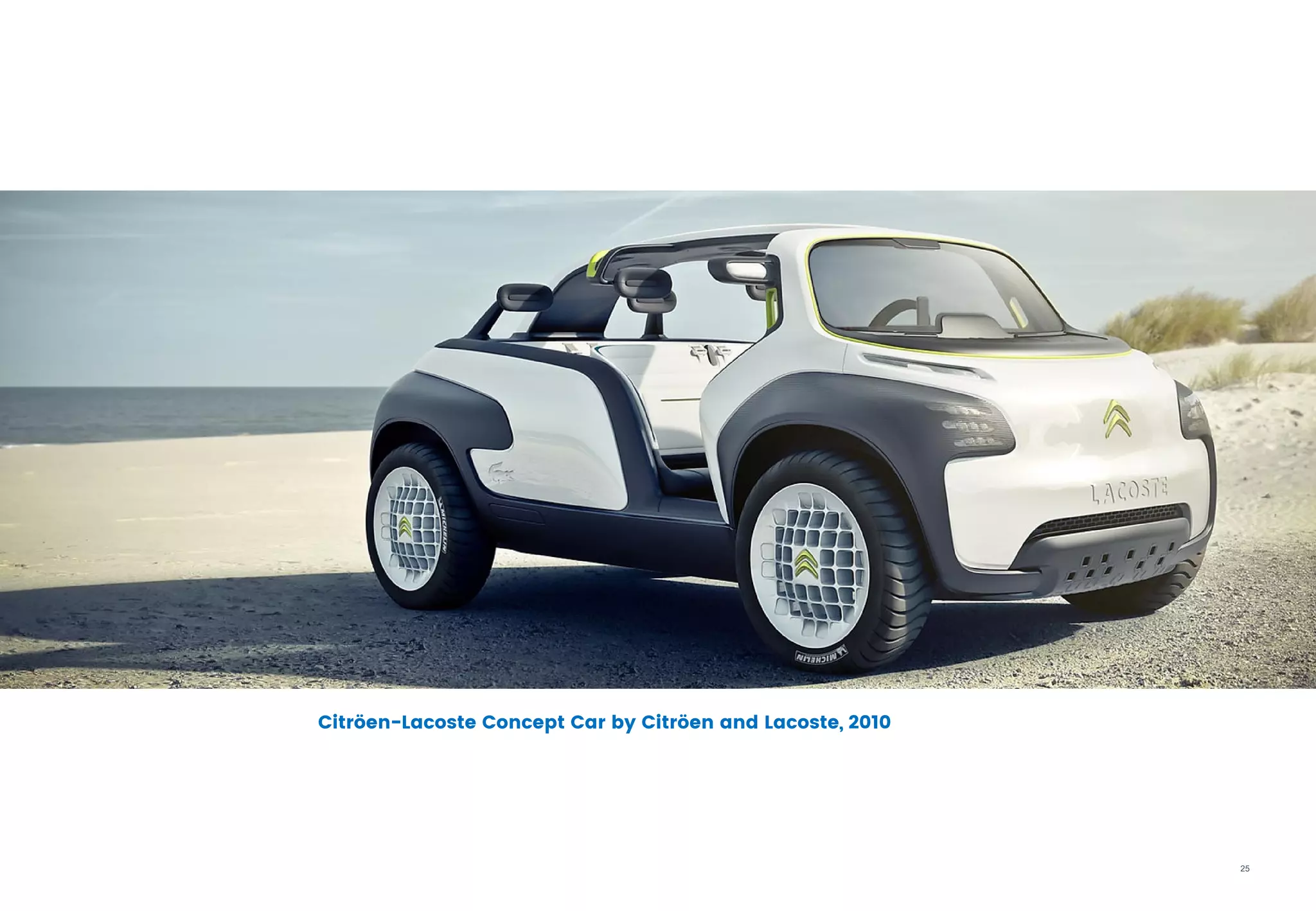 25
Citröen-Lacoste Concept Car by Citröen and Lacoste, 2010
 
