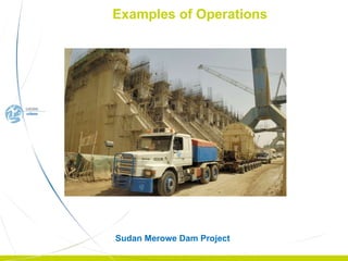 Examples of Operations Sudan Merowe Dam Project 
