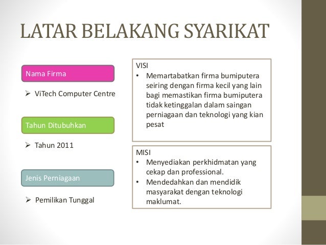 slide presentation latihan industri teknologi maklumat