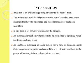 Intelligent Automatic Plant Irrigation System | PPT