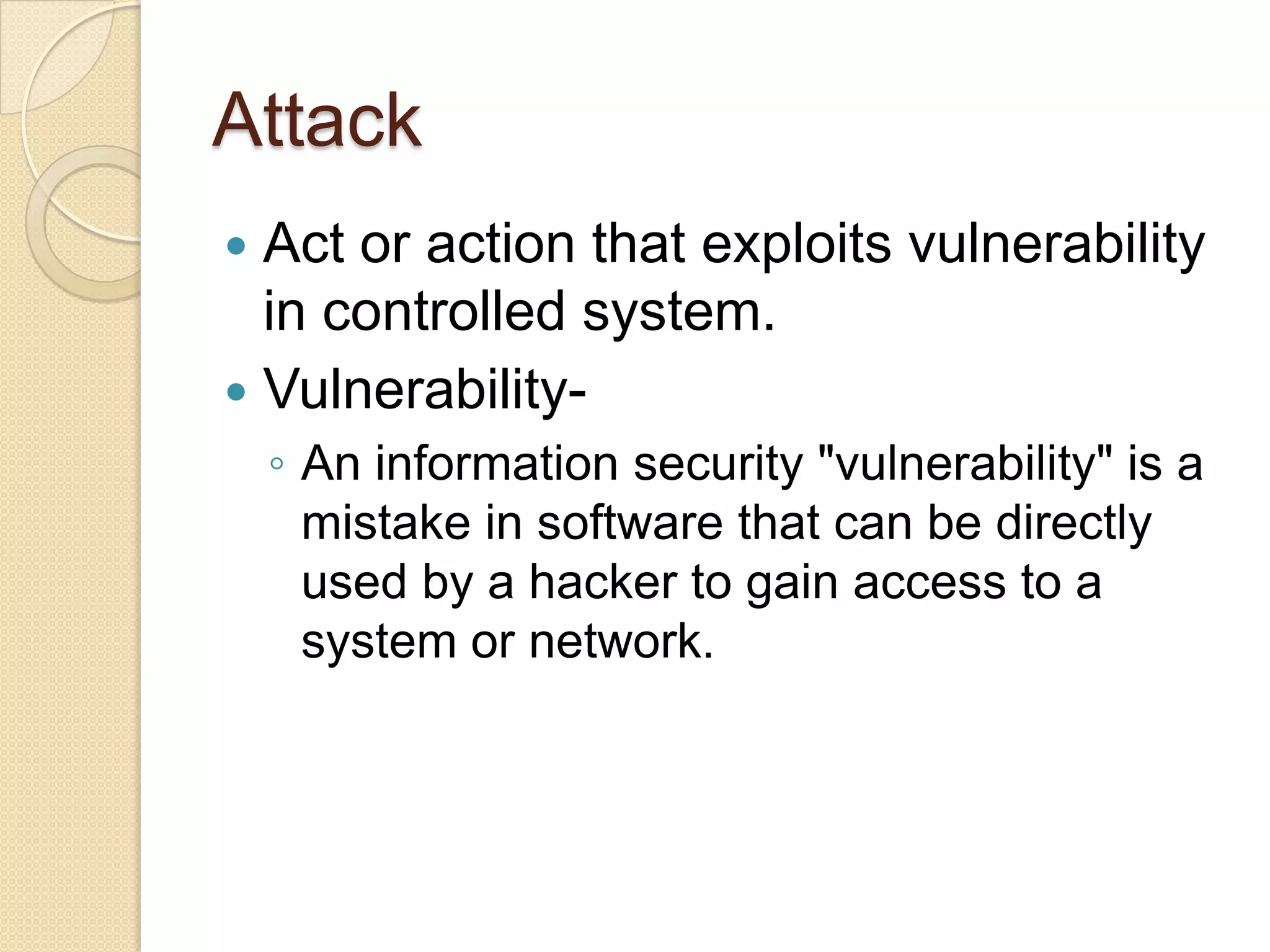 Cryptographic Attacks