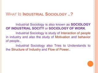 sociology